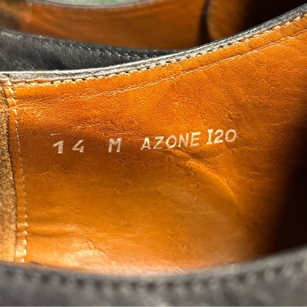 DONALD J PLINER ‘Azone’ Black‎ Double Monk Strap Dress Shoes Mens Size 14 M